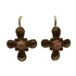 Orecchini oro 18k donna Fiore pendente con corallo rosa gr 8,90 | Gioiellitosti.it